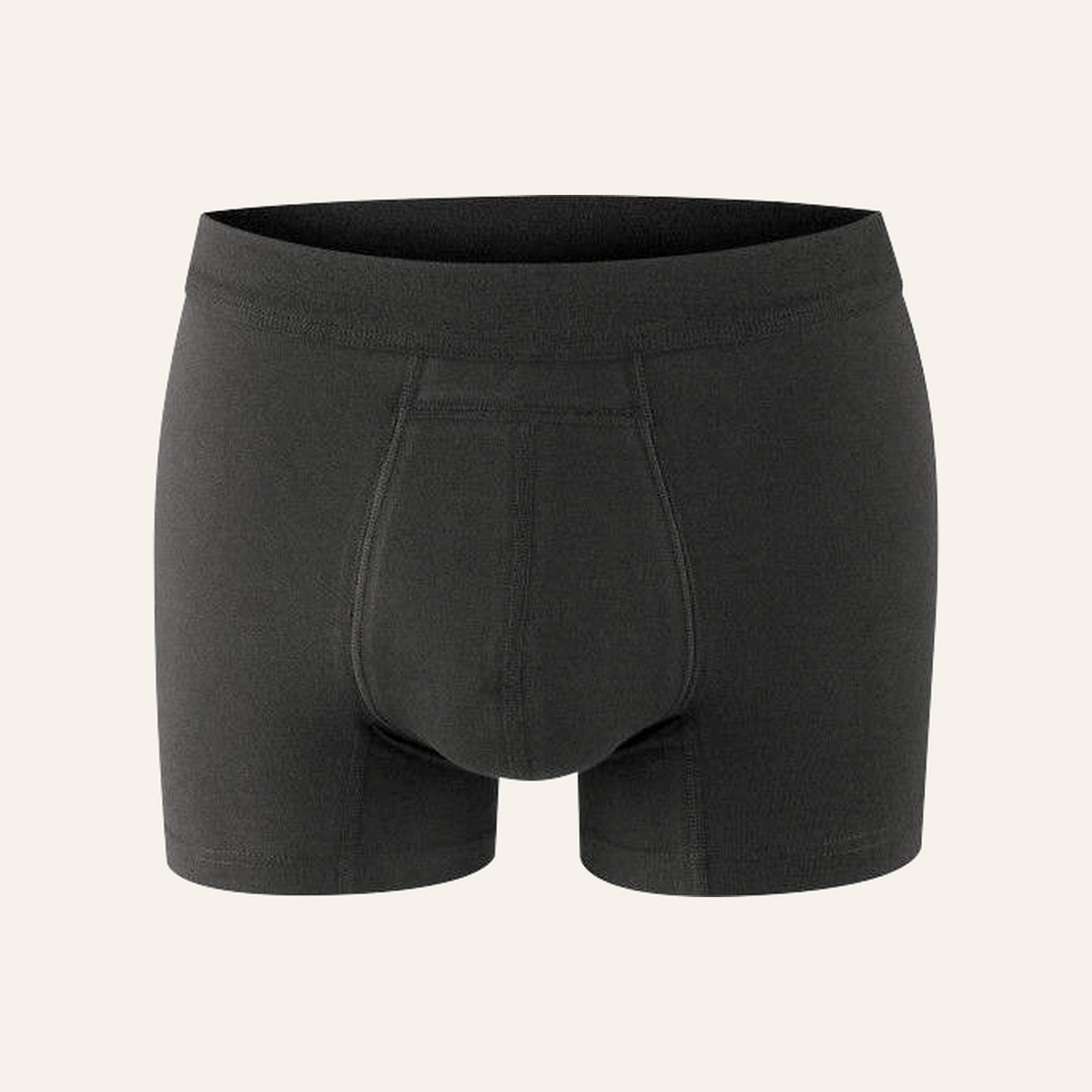 Boxer absorbant anti-fuites NAHHOU noir, vue de face