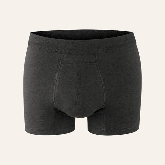 Boxer absorbant anti-fuites NAHHOU noir, vue de face