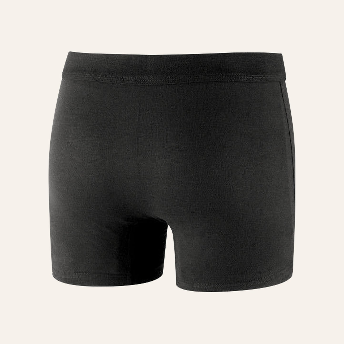 Boxer absorbant anti-fuites NAHHOU noir, vue de dos