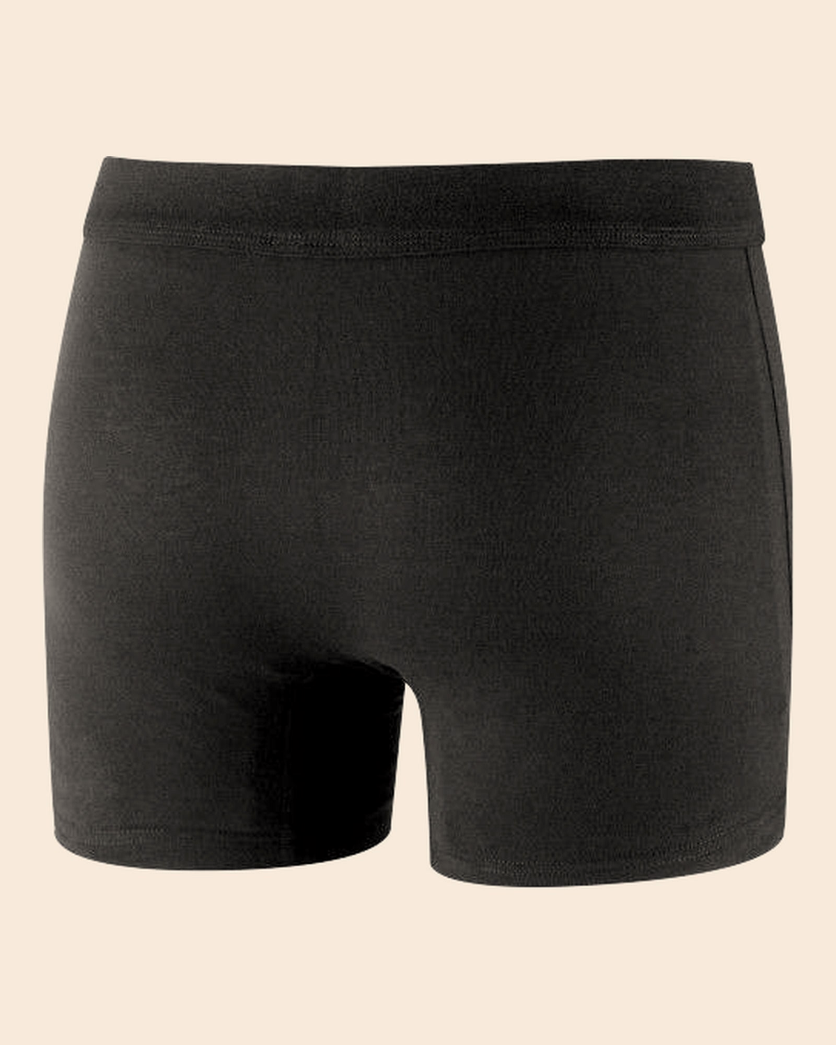 Boxer absorbant anti-fuites NAHHOU noir, vue de dos