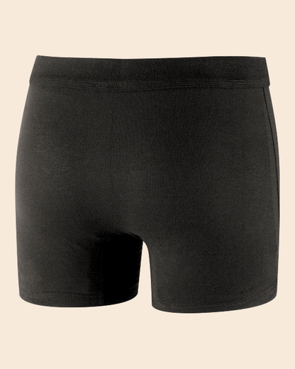 Boxer absorbant anti-fuites NAHHOU noir, vue de dos