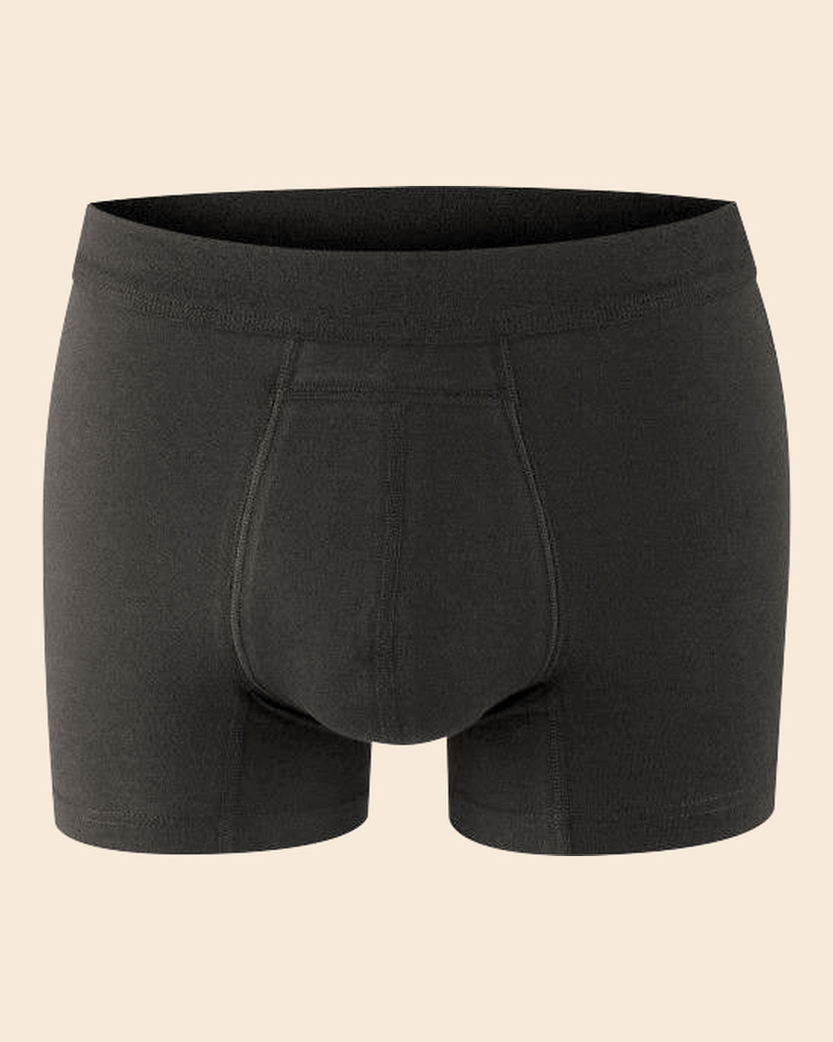 Boxer absorbant anti-fuites NAHHOU noir, vue de face