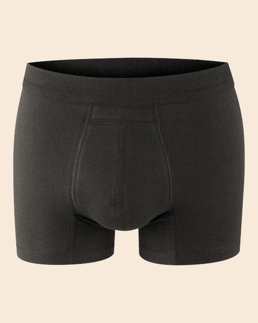 Boxer absorbant anti-fuites NAHHOU noir, vue de face