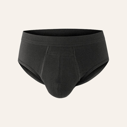 Slip absorbant anti-fuites NAHHOU noir, vue de face